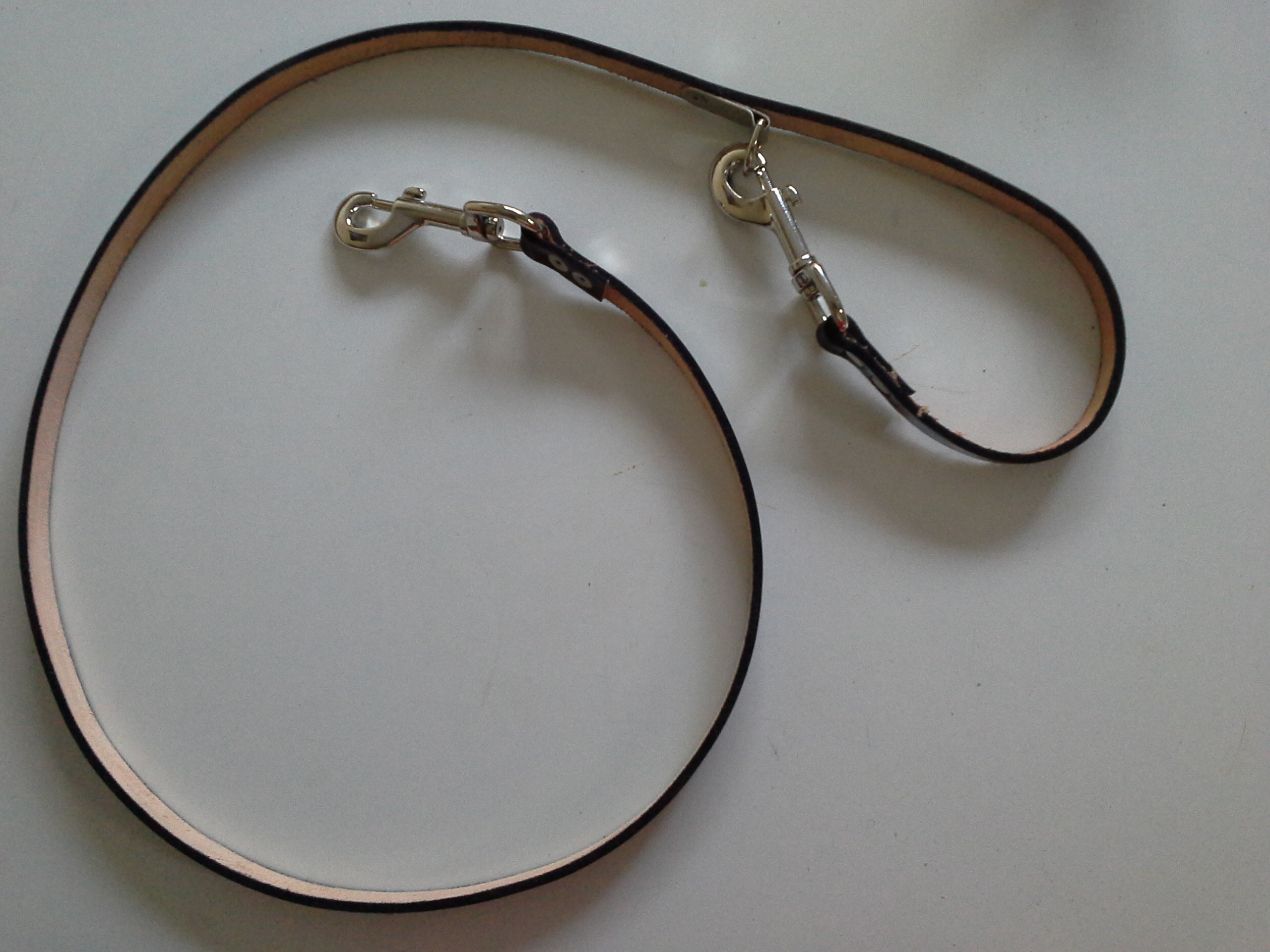 Black Double Clip Dog Leashes