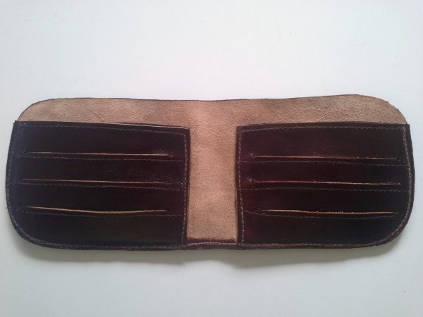 Women Leather Wallet (Dark Brown)