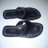 Women Black Butterfly Leather Sandals - Image 2