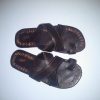 Men X Toe Strap Leather Sandals - Image 2