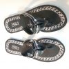 Heart Love Leather Sandals (Black) - Image 2