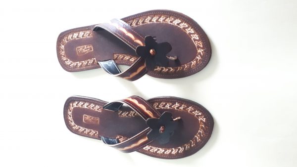 star leather sandals