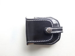 Pocket watch leather case
