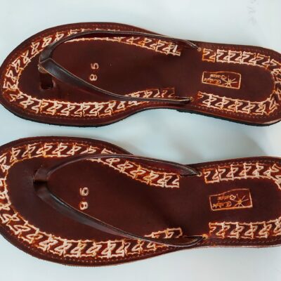 Leather sandals