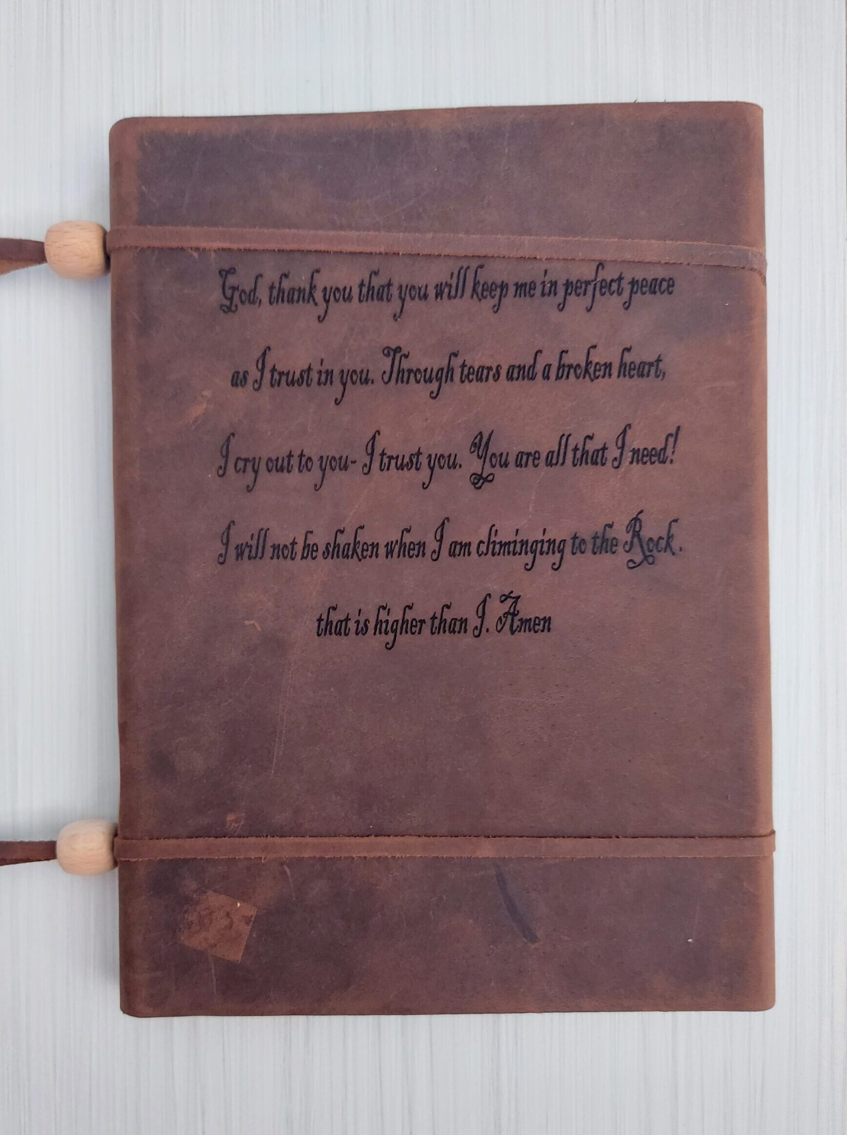 Leather Journal Engraving